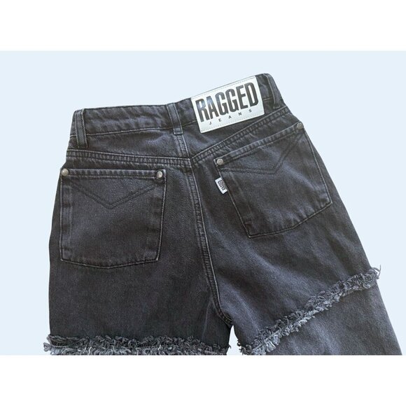 RAGGED PRIEST Striped Multi Tone Panel Mom Jeans Sz 24 - Picture 6 of 8